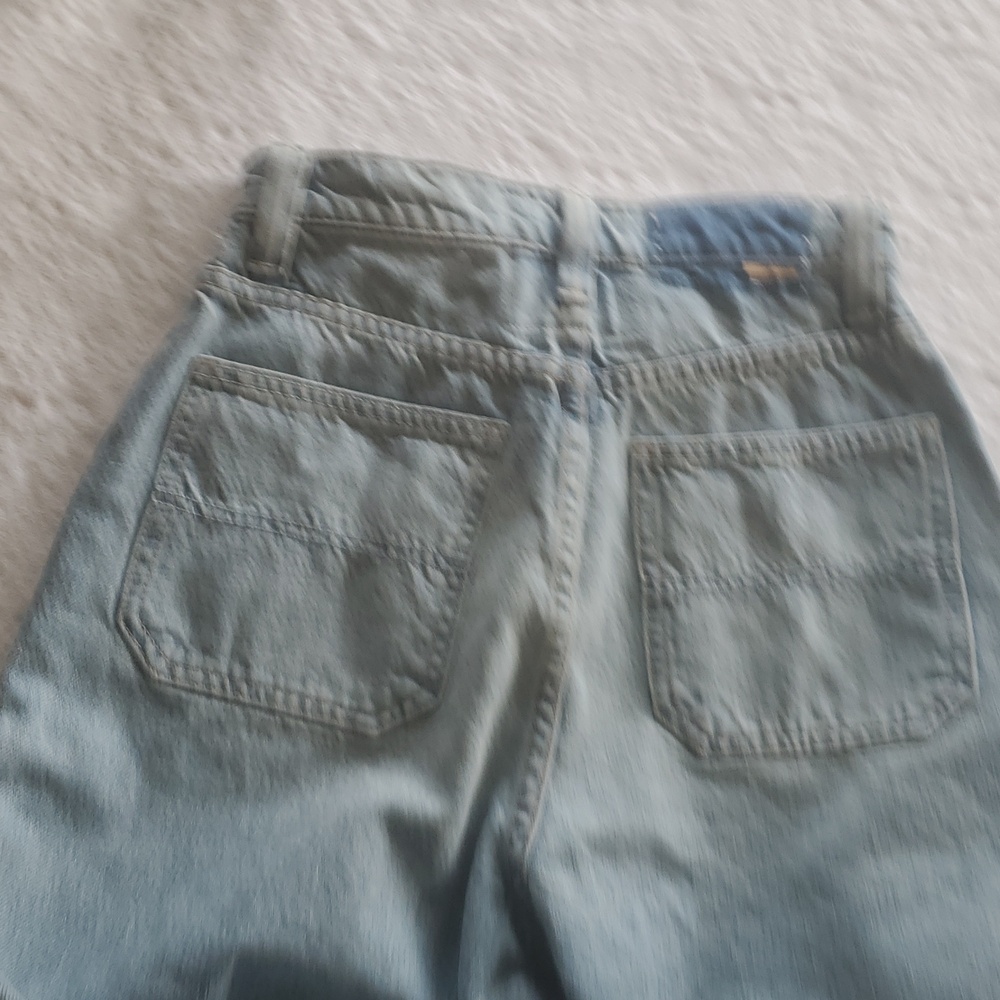 NWOT MOTHER THE QUARTET BREAKER SKIMP HIGH WAIST STRAIGHT LEG JEANS, SZ: 24 - Picture 8 of 16